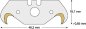 Preview: Lutz hook blade HL65-PB, with center hole