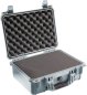 Preview: Peli Case 1450 mit Schaumstoff, silber