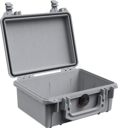 Preview: Peli Case 1150 mit Schaumstoff, silber