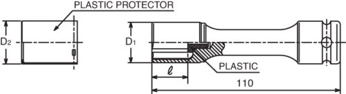 Preview: Koken 14145PM-110 19 mm