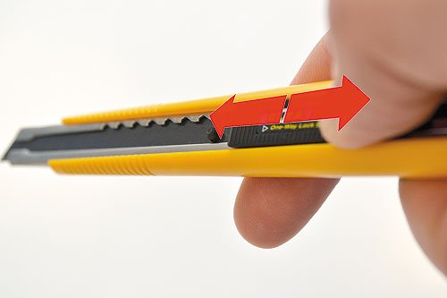 OLFA Cutter A-5, 9mm, mit Taste