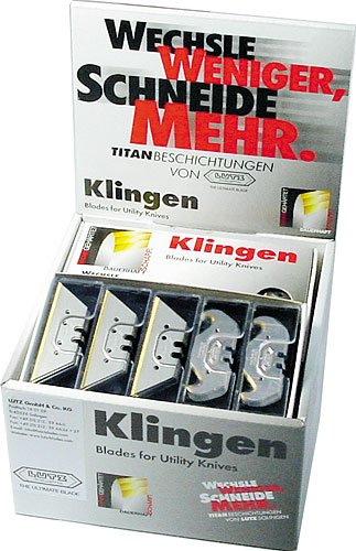 Preview: Lutz Hakenklinge HL65-PB, mit Mittelloch