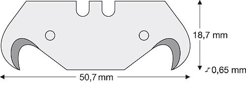 Lutz Hakenklinge klein H65-PB, 50,7 mm