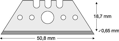 Lutz Trapezklinge kl. TL65-FB SB, 50,8mm