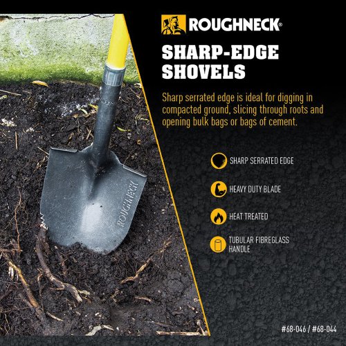 ROUGHNECK SCHARFKANTIGE SCHAUFEL Lang