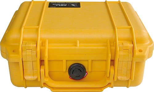 Peli Case 1200 mit Schaumstoff, gelb
