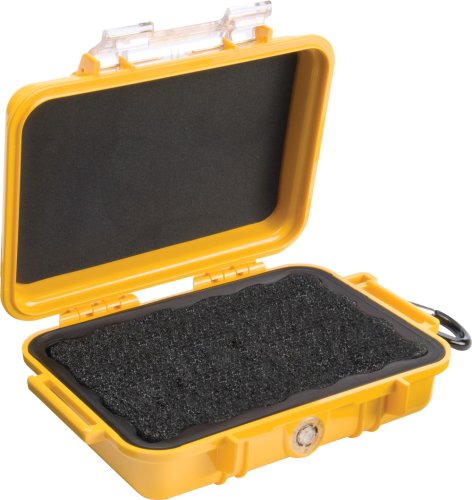 Preview: Peli MicroCase 1020, gelber Boden, gelber Deckel