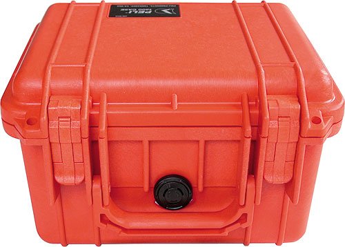 Peli Case 1300 mit Schaumstoff, orange