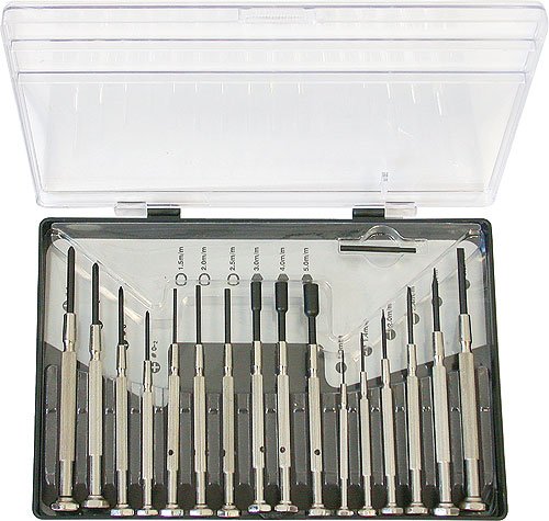 Hesse Uhrmacher Satz, 16 teilig