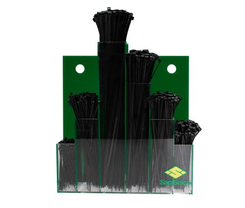 Sapi Kabelbinder-Wanddisplay, 600-teilig