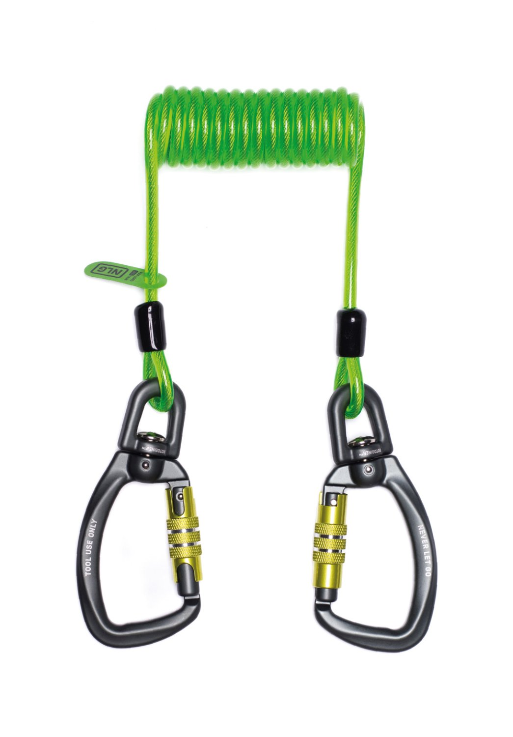 NLG fall protection, spiral hose