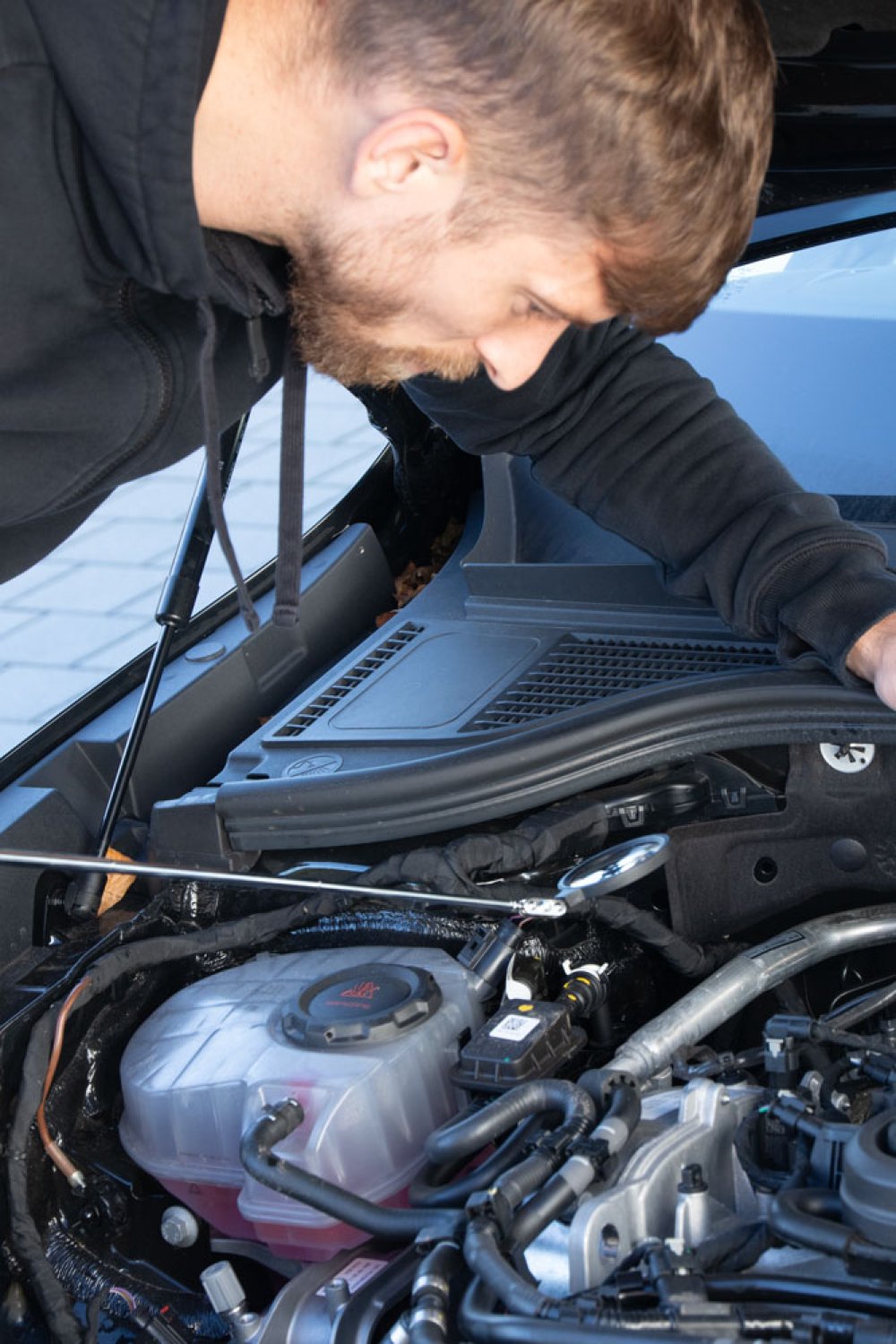 Inspektionslupe Ø 50 mm, mit Griff