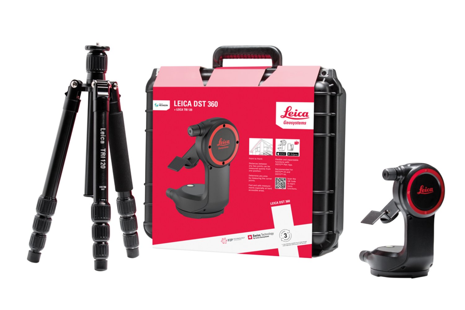 Leica tripod adapter Set, 2 parts