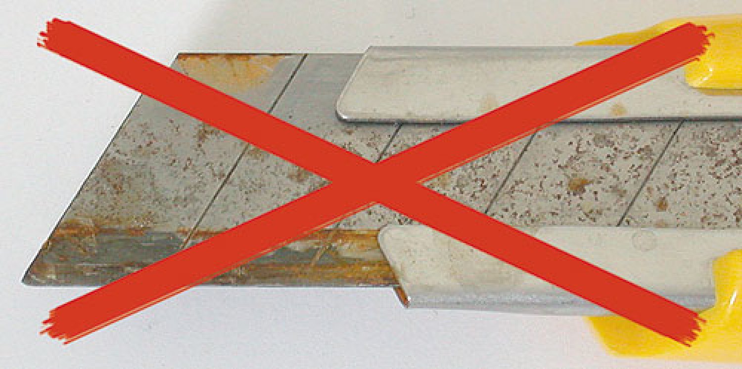 LUTZ LONGLIFE® – The hard blade, 18 mm