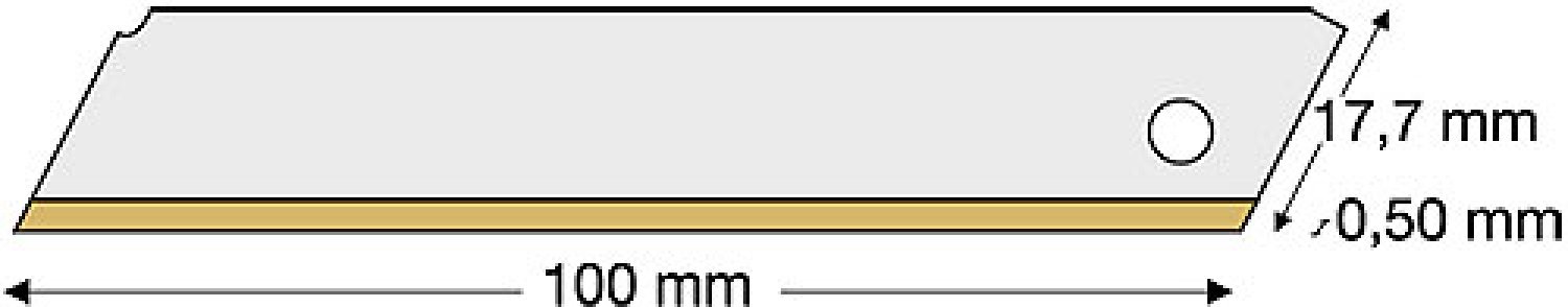 LUTZ LONGLIFE® – The hard blade, 18 mm