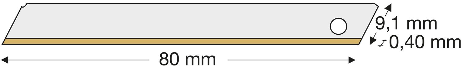 Lutz Messerklinge AB10-FB, 9mm