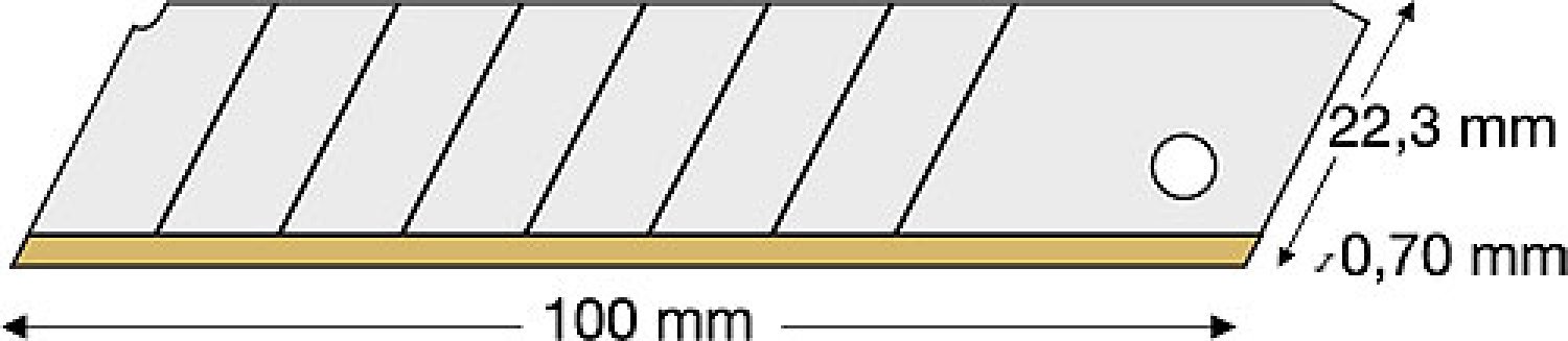 Lutz Abbrechklinge AB9-LP, 22 mm