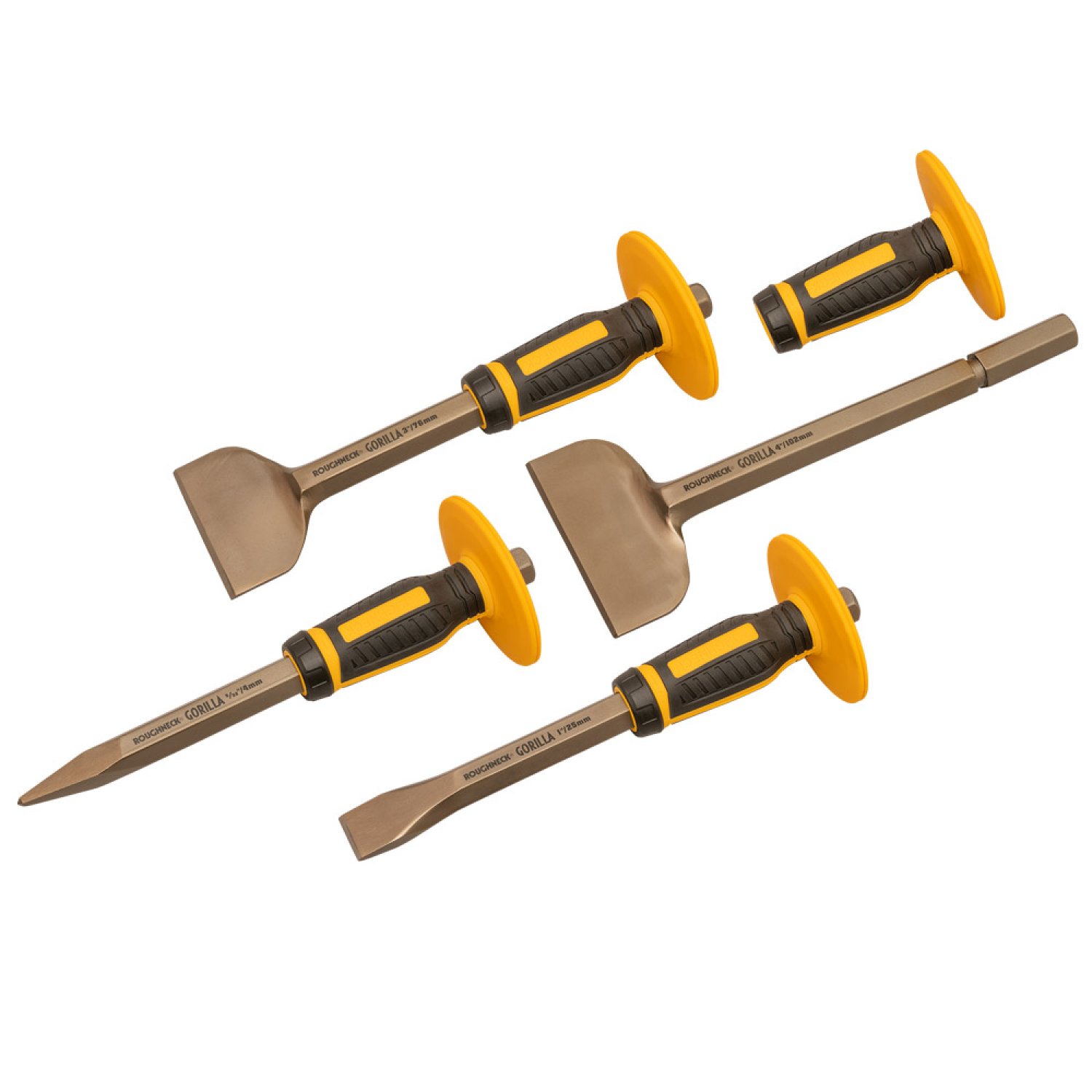 Roughneck Gorilla Meissel Set, 4-tlg.