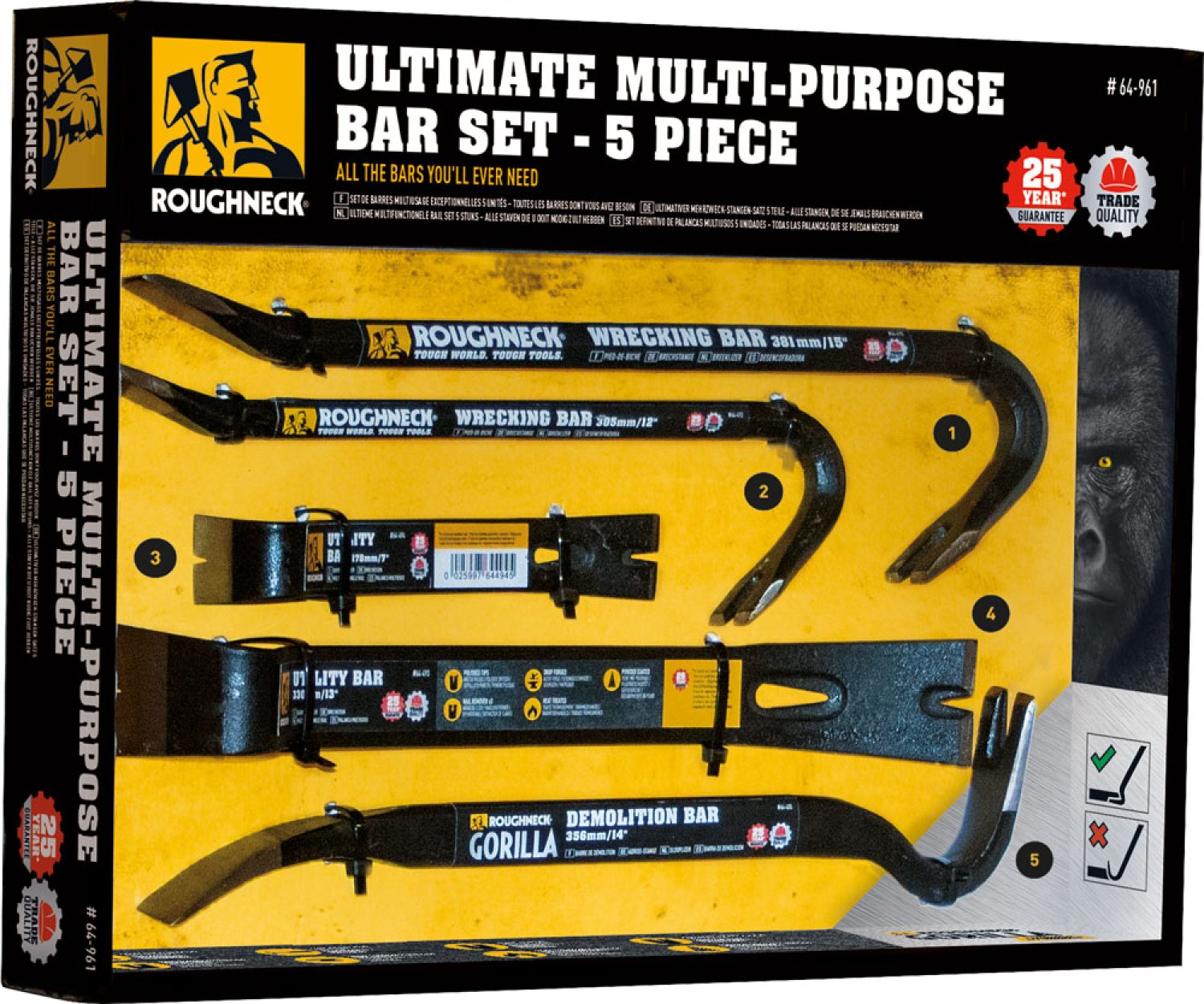 Roughneck Brech- und Nageleisen 64-961