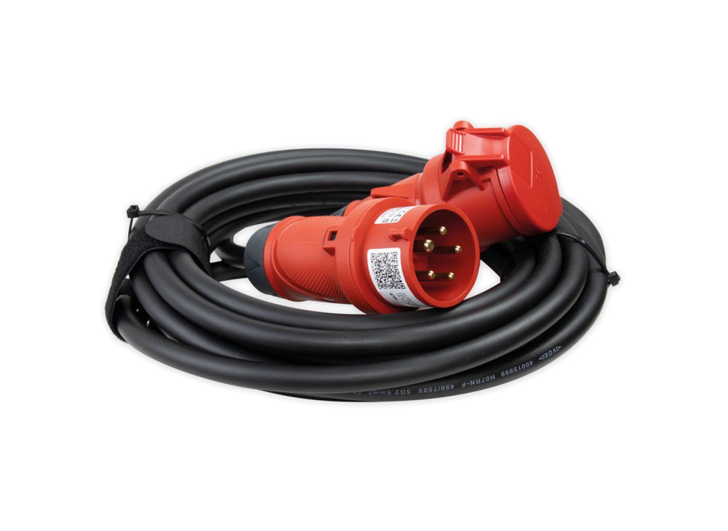 Mennekes CEE Verlängerung PowerTOPXtra® 16A5p6h 400V IP54 - 10 m, schwarz