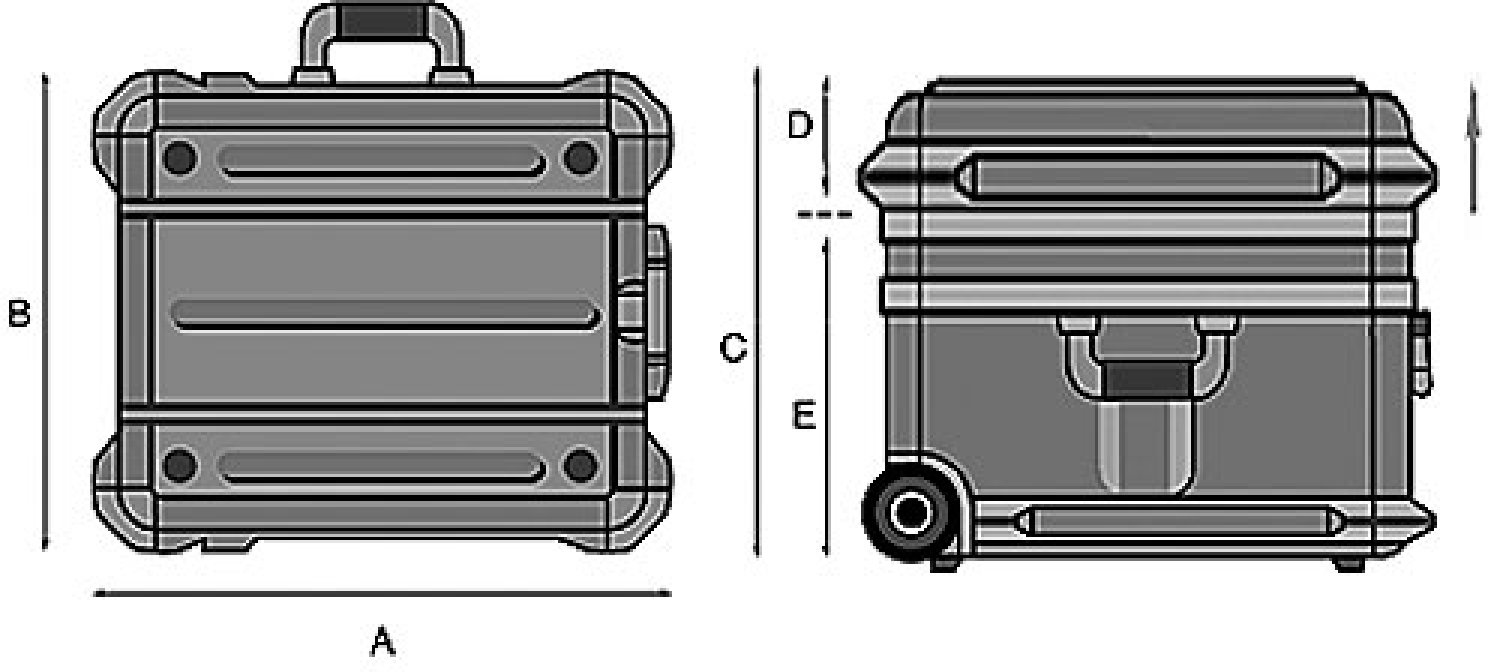 GT tool case ROCK WH PTS
