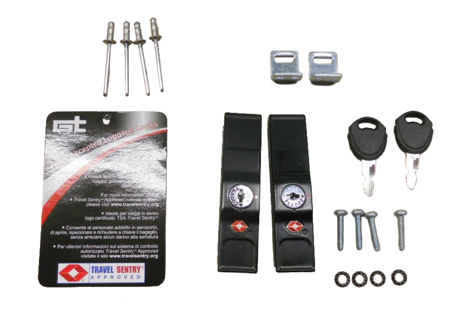 GT TSA locks set, 24 pieces