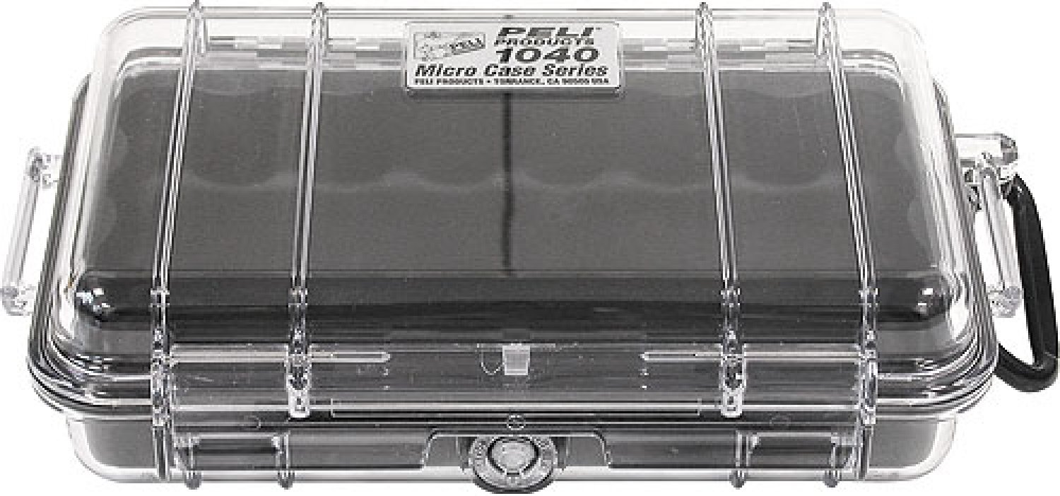 Peli MicroCase 1040, schwarzer Boden