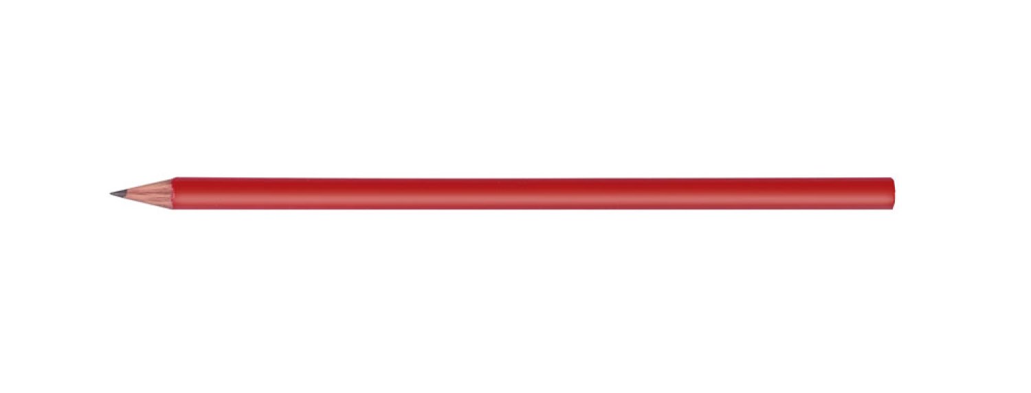 Carpenter / joiner's pencil, red, 175 mm