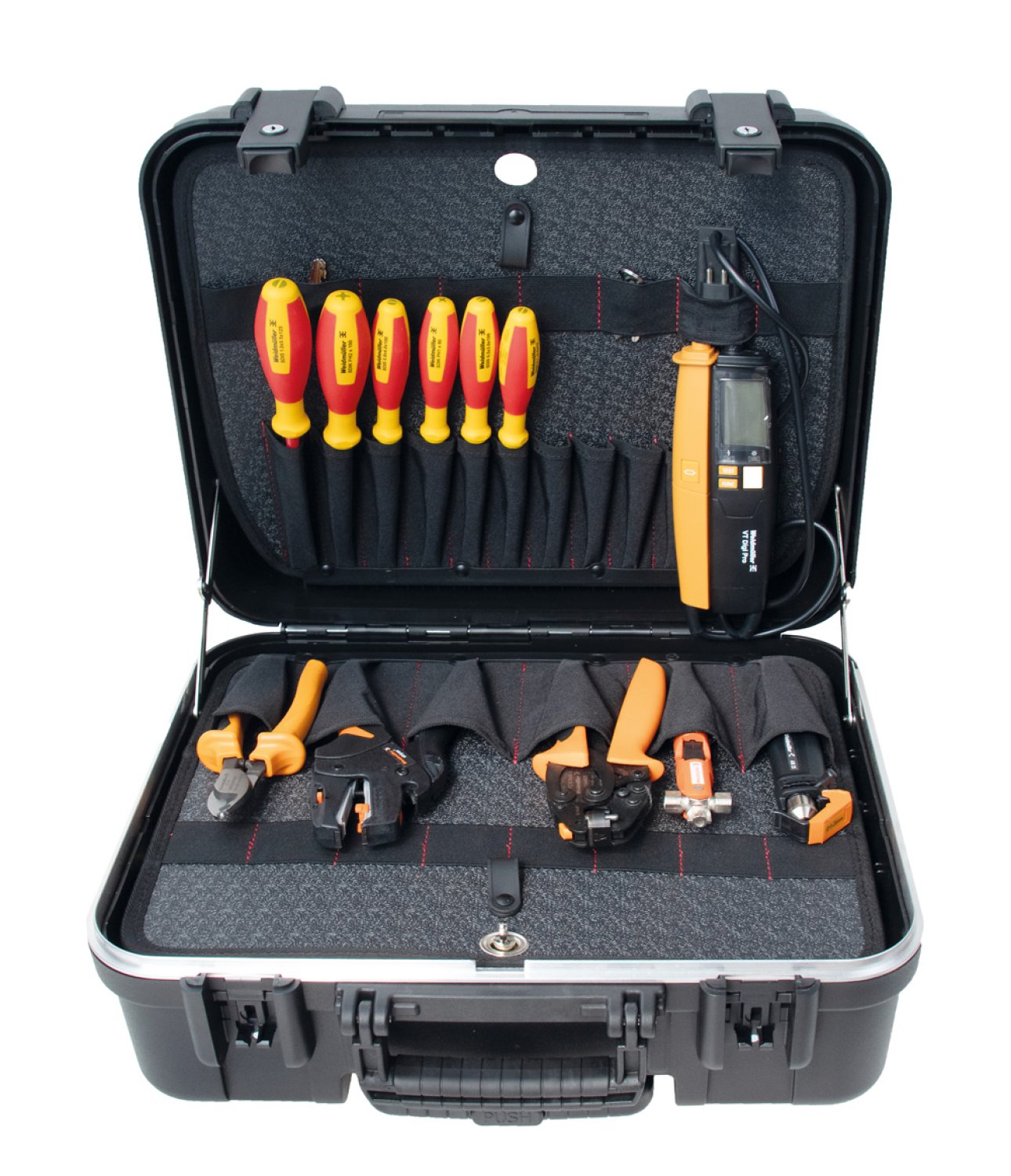Electrican set in a case