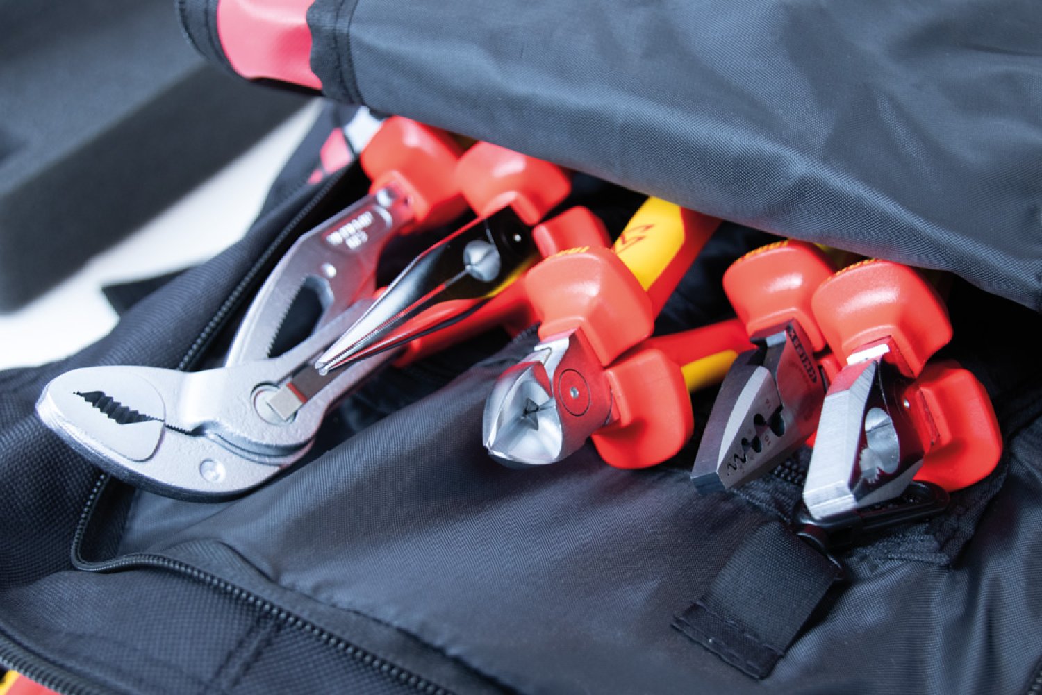 Electrican set in a backpack