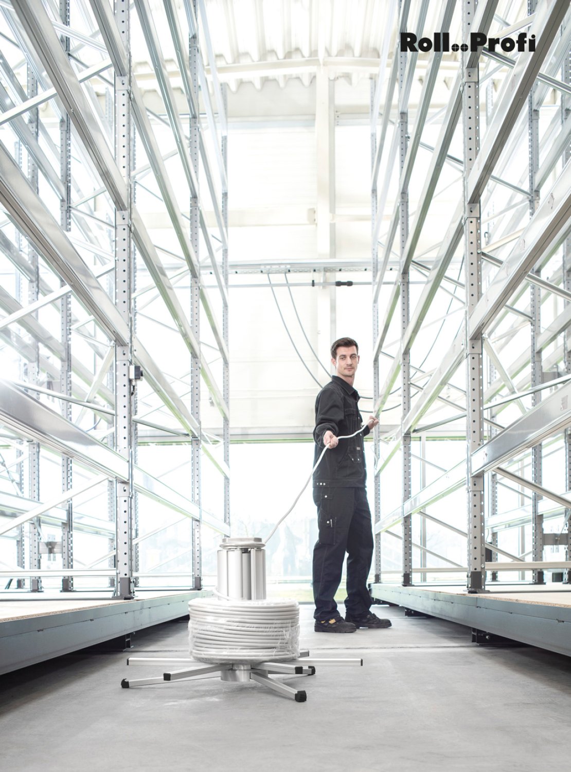 Roll-Profi ring unwinder. Clou incl. bag